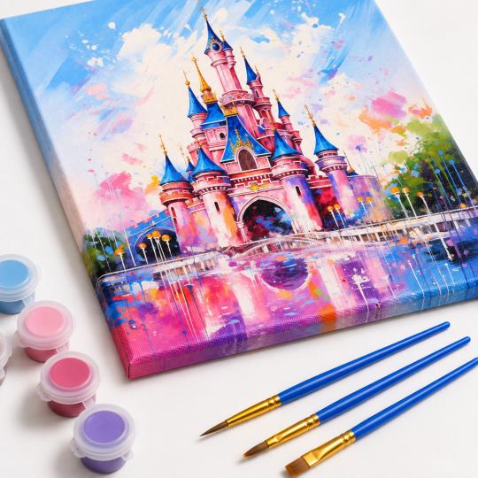 Paint by Numbers Disney Castle 40x50 cm, photo 4