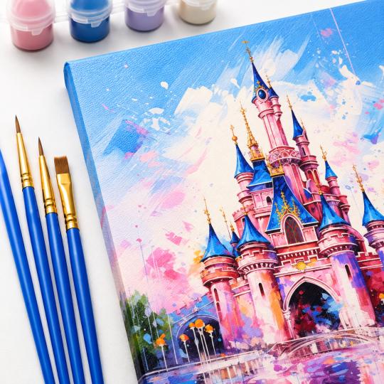 Paint by Numbers Disney Castle 40x50 cm, photo 5