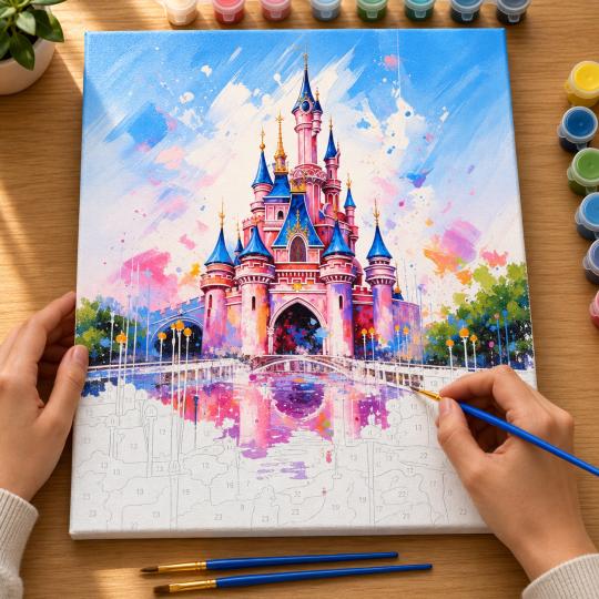 Paint by Numbers Disney Castle 40x50 cm, photo 6