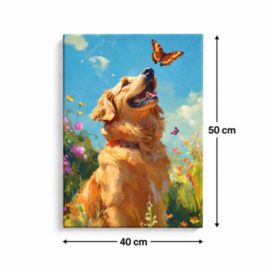 Paint by Numbers Golden Retriever 40x50 cm, photo 3