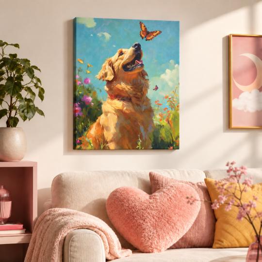 Paint by Numbers Golden Retriever 40x50 cm, photo 9