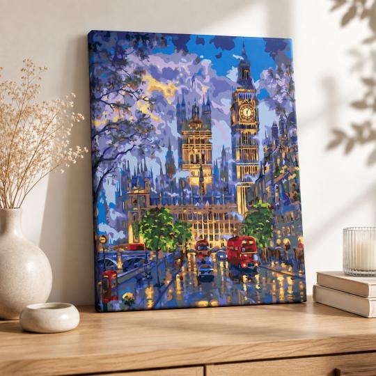 Paint by Numbers London at Night 40x50 cm, photo 8