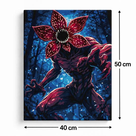 Paint by Numbers – Stranger Things Demogorgon 40x50 cm, photo 3