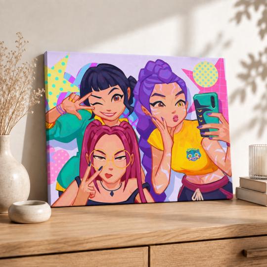 Paint by Numbers – K-Pop Demon Hunters 50x40 cm, photo 8