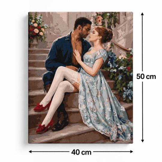 Paint by Numbers – Bridgerton Daphne and Simon 40x50 cm, photo 3