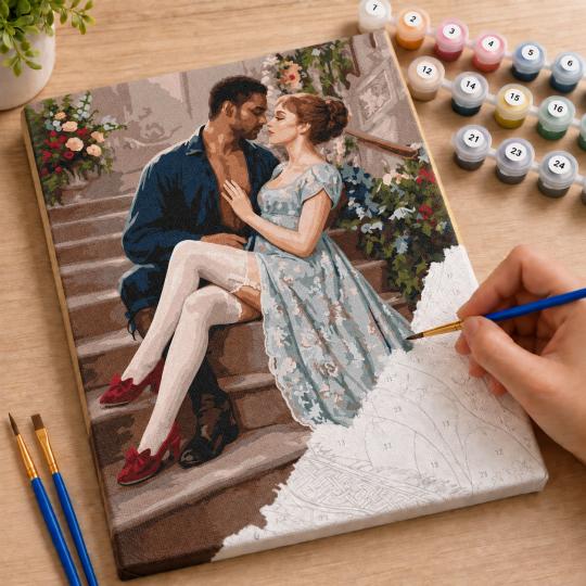 Paint by Numbers – Bridgerton Daphne and Simon 40x50 cm, photo 7