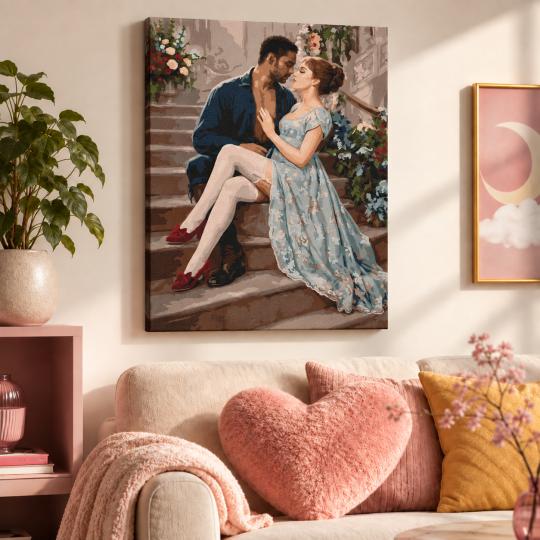 Paint by Numbers – Bridgerton Daphne and Simon 40x50 cm, photo 9