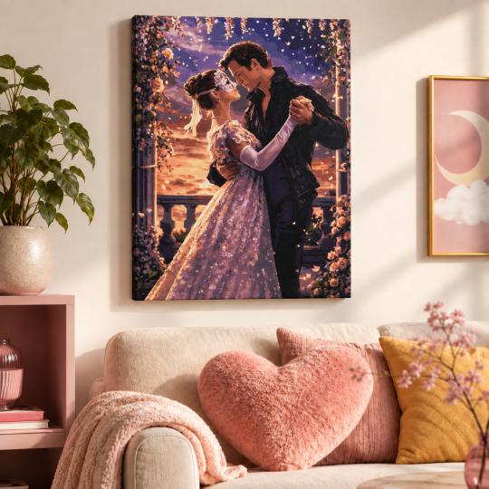 Paint by Numbers – Bridgerton Sophie and Benedict 40x50 cm, photo 9