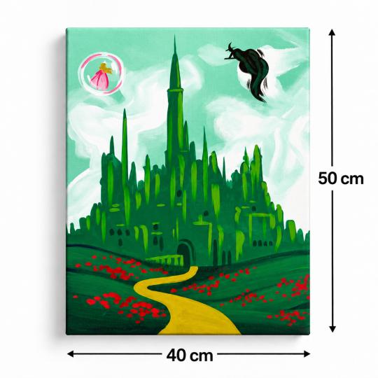 Paint by Numbers – Wicked Emerald City 40x50 cm, photo 3