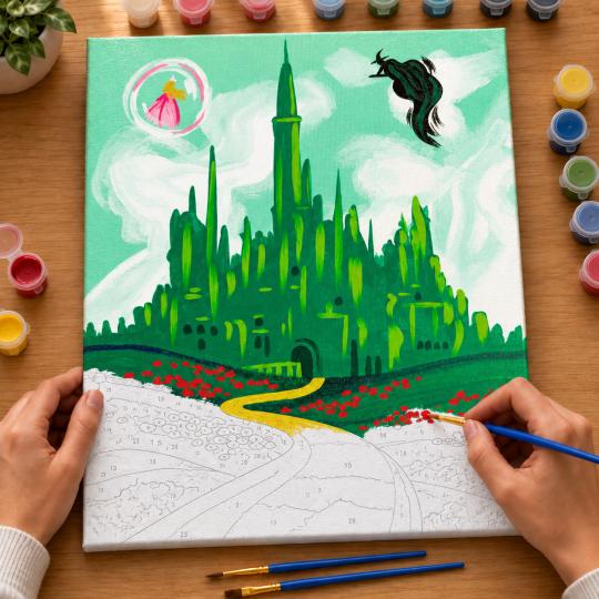 Paint by Numbers – Wicked Emerald City 40x50 cm, photo 6