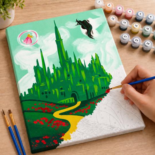 Paint by Numbers – Wicked Emerald City 40x50 cm, photo 7