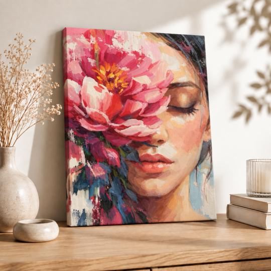 Paint by Numbers – Touch of a Flower 40x50 cm, photo 8