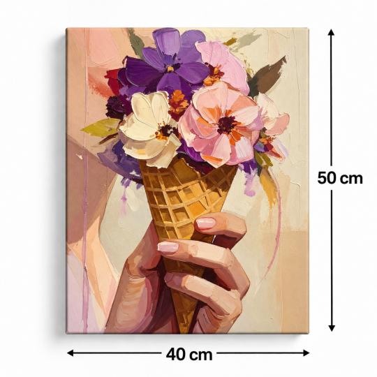 Obraz Malowanie po numerach Smak kwiatów 40x50 cm, zdjęcie 3