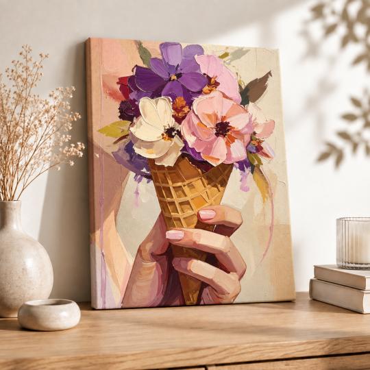 Obraz Malowanie po numerach Smak kwiatów 40x50 cm, zdjęcie 8