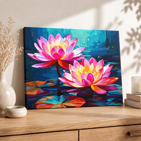 Paint by Numbers – Evening with Lilies 50x40 cm, photo 8