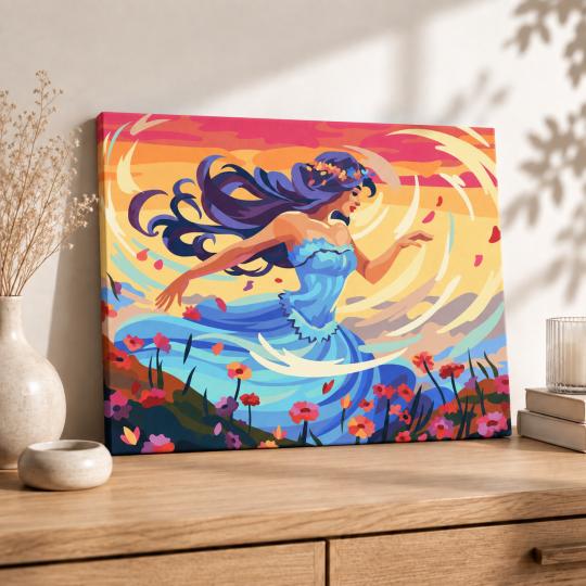 Paint by Numbers – Dance Among the Flowers 50x40 cm, photo 8