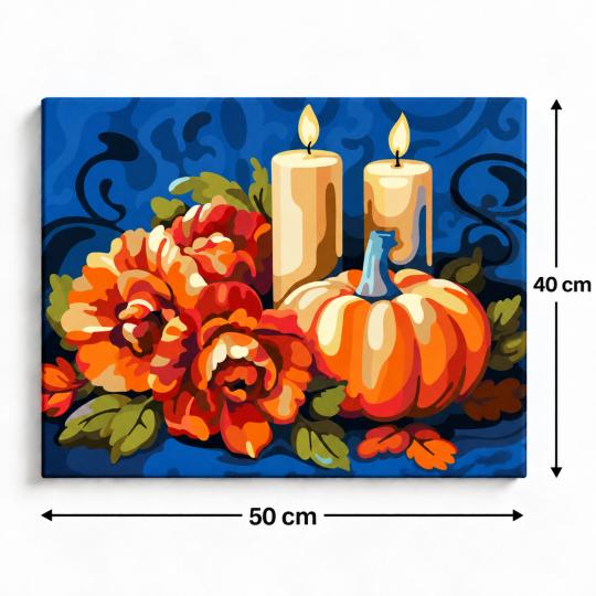 Paint by Numbers – Pumpkins 50x40 cm, photo 3