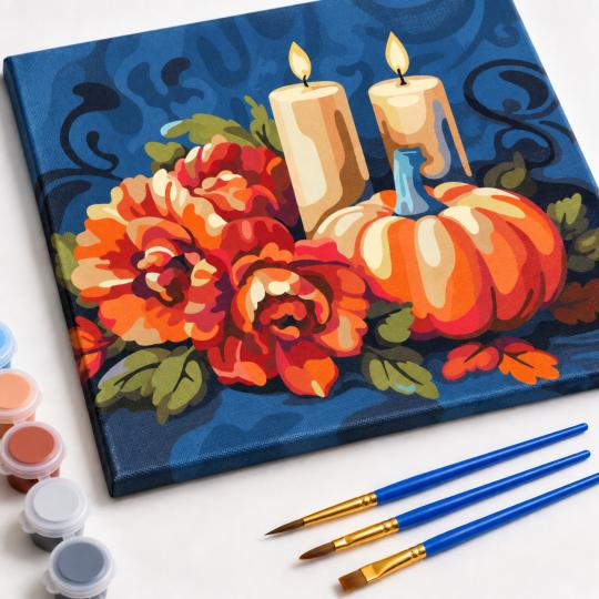 Paint by Numbers – Pumpkins 50x40 cm, photo 4