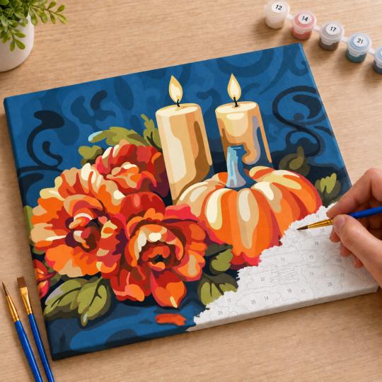 Paint by Numbers – Pumpkins 50x40 cm, photo 7