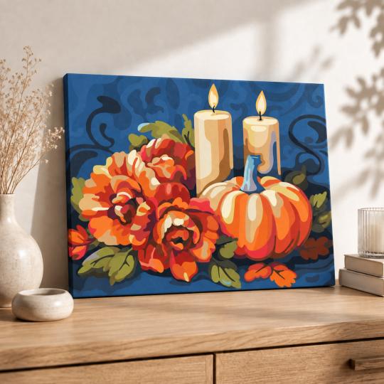 Paint by Numbers – Pumpkins 50x40 cm, photo 8