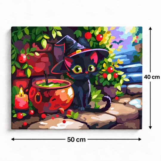 Paint by Numbers – Magical Kitten 50x40 cm, photo 3