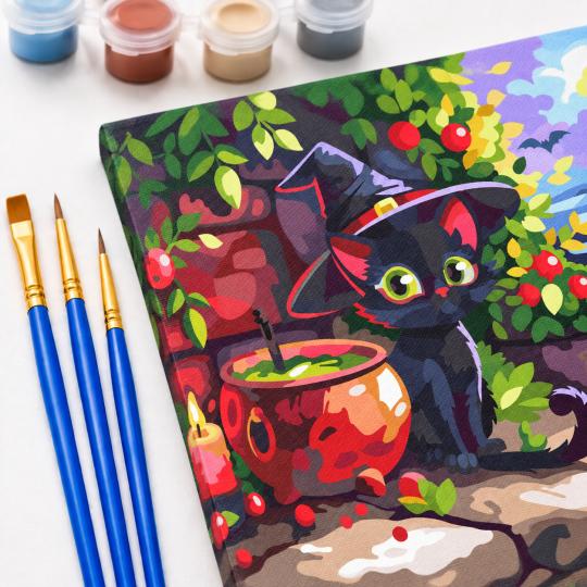 Paint by Numbers – Magical Kitten 50x40 cm, photo 5