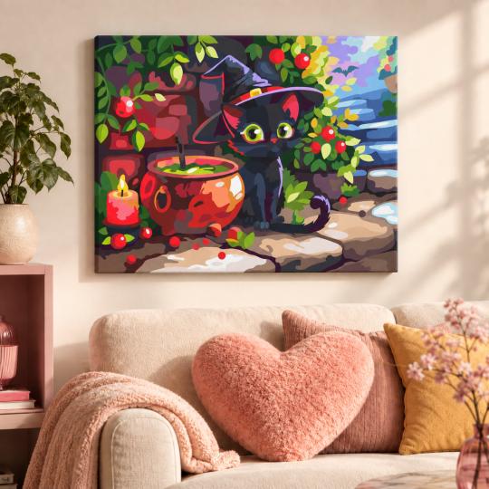Paint by Numbers – Magical Kitten 50x40 cm, photo 9