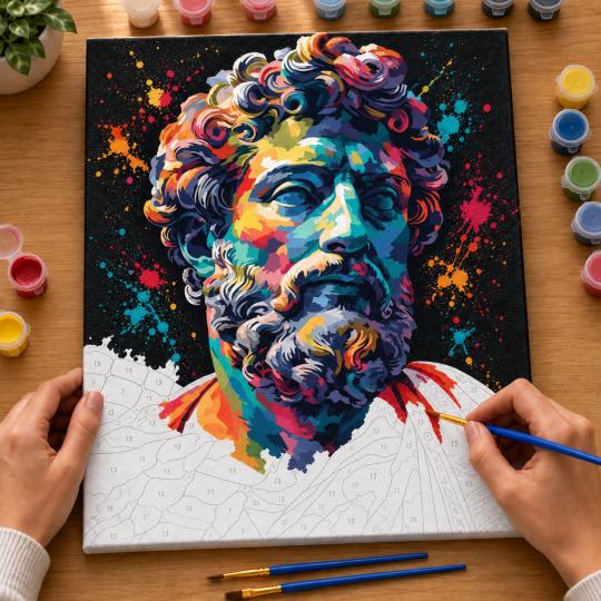 Paint by Numbers – The Philosopher's Colours 40x50 cm, photo 6