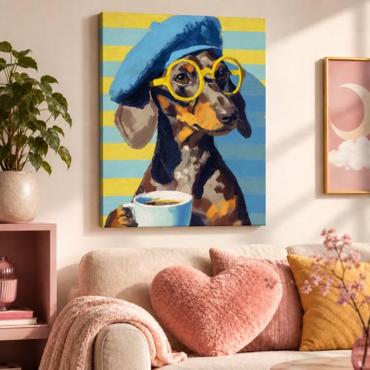 Paint by Numbers – French Dachshund 40x50 cm, photo 9