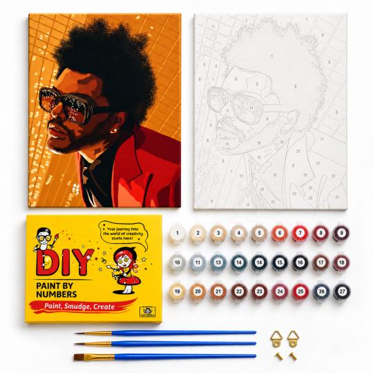 Paint by Numbers – The Weeknd 40x50 cm, photo 2
