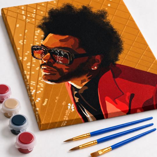 Paint by Numbers – The Weeknd 40x50 cm, photo 4