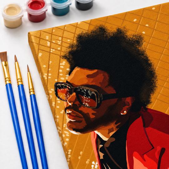 Paint by Numbers – The Weeknd 40x50 cm, photo 5