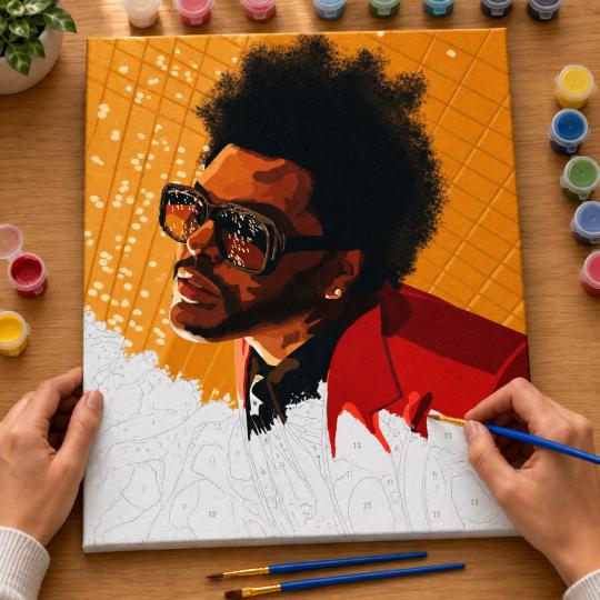 Paint by Numbers – The Weeknd 40x50 cm, photo 6