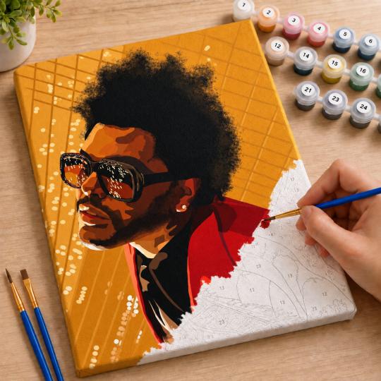 Paint by Numbers – The Weeknd 40x50 cm, photo 7