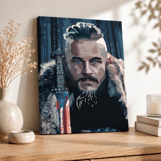Paint by Numbers – Vikings: Ragnar 40x50 cm, photo 8