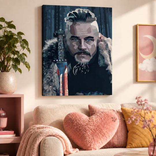 Paint by Numbers – Vikings: Ragnar 40x50 cm, photo 9