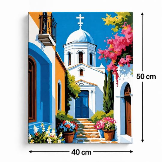 Paint by Numbers – Mediterranean Morning 40x50 cm, photo 3