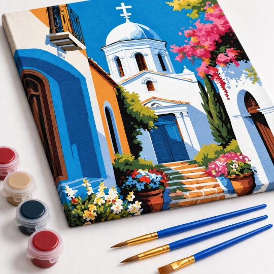 Paint by Numbers – Mediterranean Morning 40x50 cm, photo 4