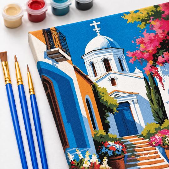 Paint by Numbers – Mediterranean Morning 40x50 cm, photo 5