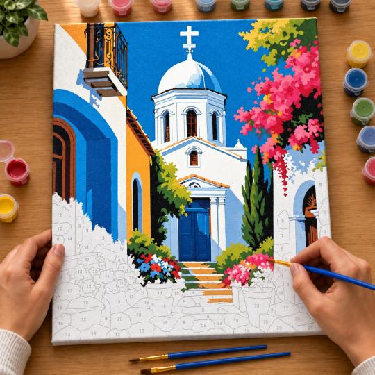 Paint by Numbers – Mediterranean Morning 40x50 cm, photo 6