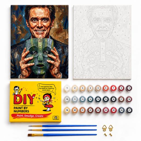Paint by Numbers – Jim Carrey – The Mask 40x50 cm, photo 2