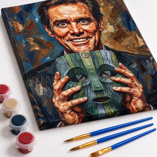 Paint by Numbers – Jim Carrey – The Mask 40x50 cm, photo 4