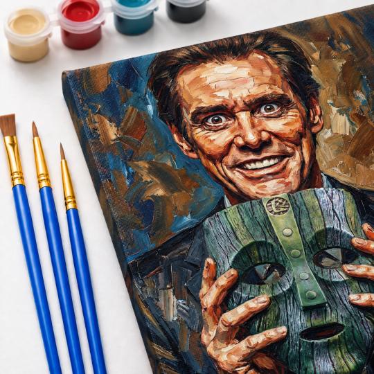 Paint by Numbers – Jim Carrey – The Mask 40x50 cm, photo 5