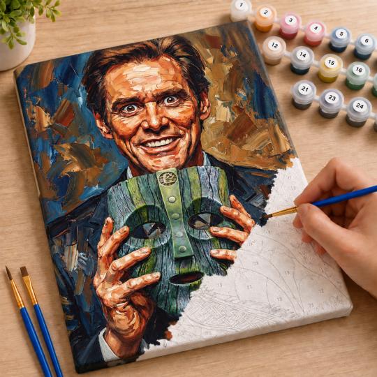 Paint by Numbers – Jim Carrey – The Mask 40x50 cm, photo 7