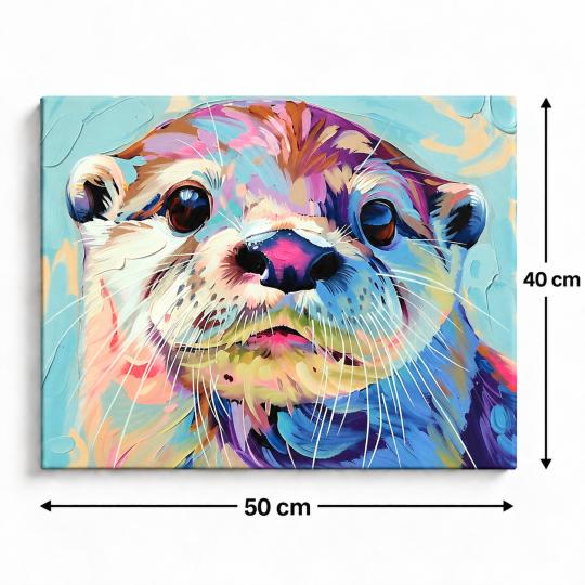 Paint by Numbers – Adorable Otter 50x40 cm, photo 3