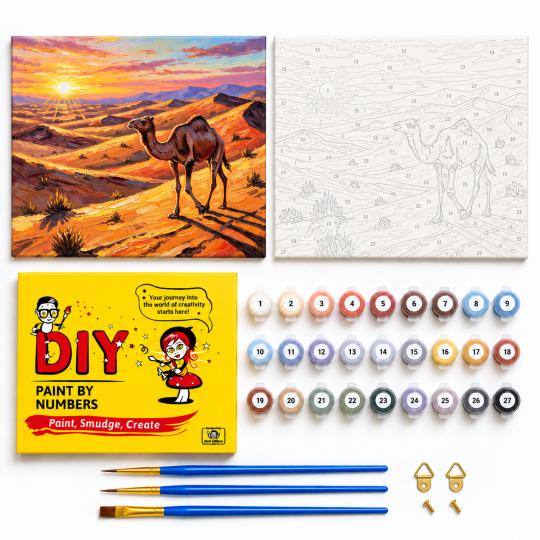Paint by Numbers – Desert Trail 50x40 cm, photo 2