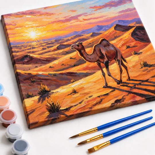 Paint by Numbers – Desert Trail 50x40 cm, photo 4