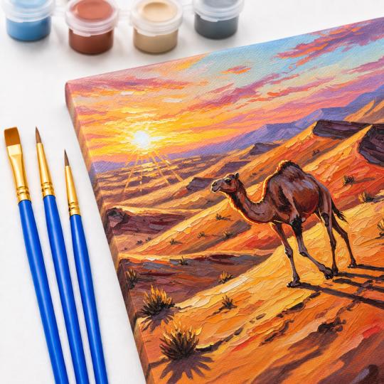 Paint by Numbers – Desert Trail 50x40 cm, photo 5