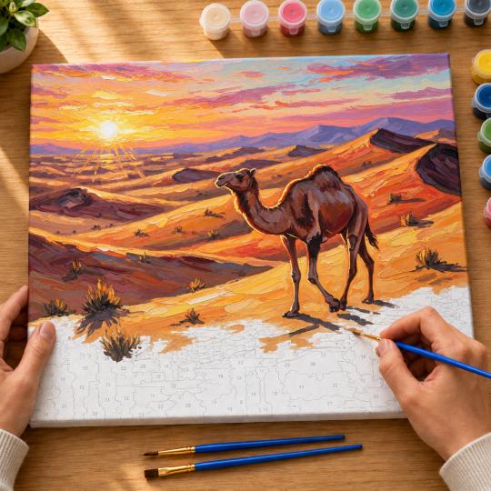 Paint by Numbers – Desert Trail 50x40 cm, photo 6