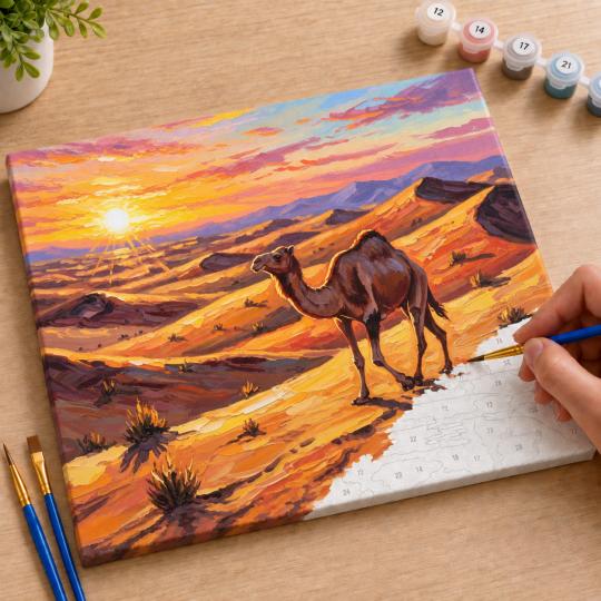 Paint by Numbers – Desert Trail 50x40 cm, photo 7
